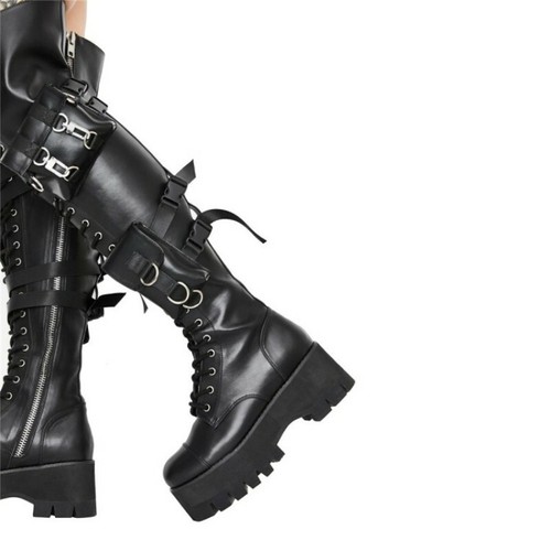 biker over the knee boots