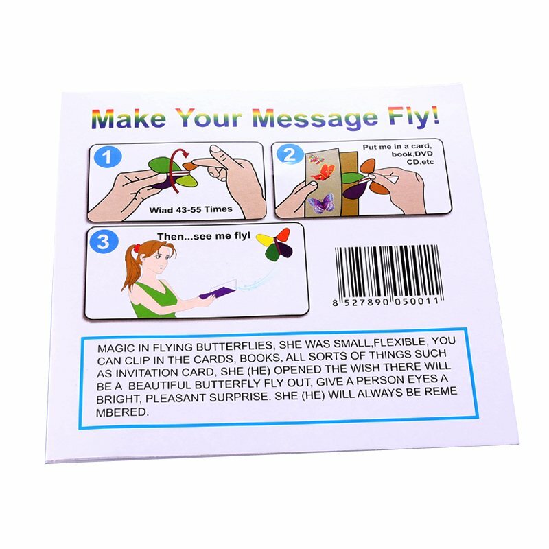 4pcs Set Best Gift Card Magic Flying Out Paper Butterfly Surprise Birthday Gifts 8527890050011 Ebay