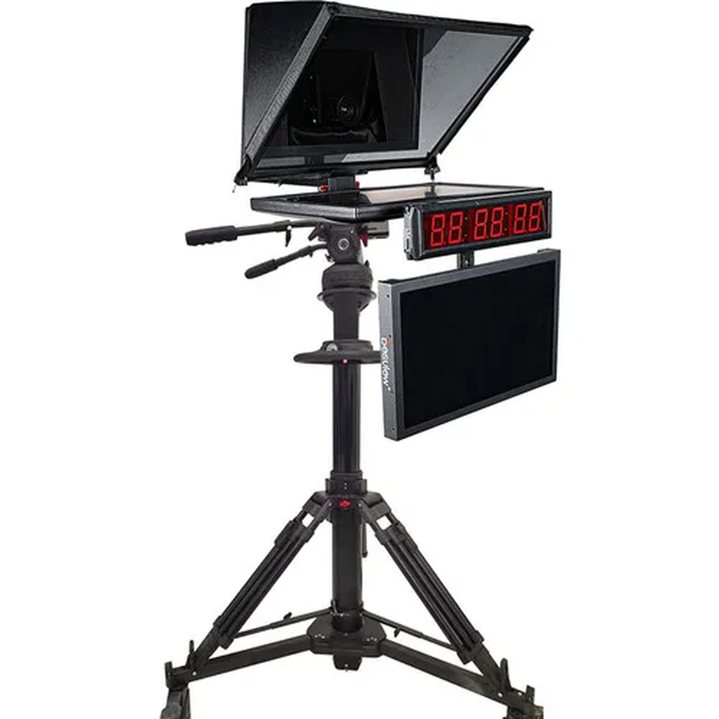 DT24 Dual-Screen Teleprompter Kit (24") Adjustable Camera Mount Prompting Softwa