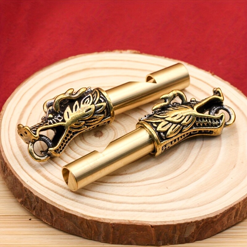 1pc-brass-dragon-whistle-key-chain-pendant-chinese-loong-outdoor-gold-gift