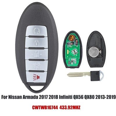 for Infiniti QX56 2013 QX80 2014 2015 2016 2017 2018 Remote Key Fob CWTWB1G744