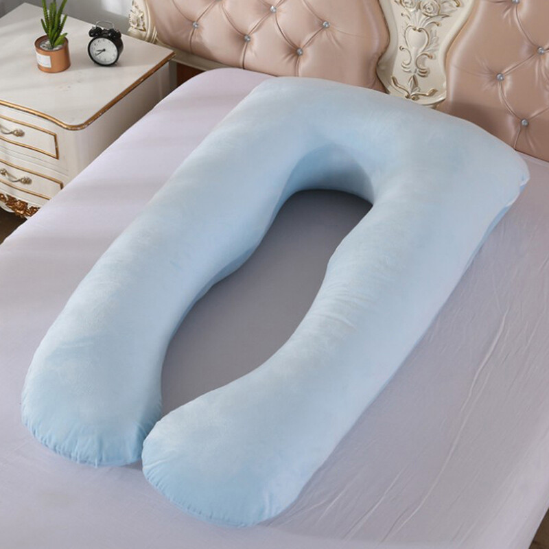 U Shape Full Body Maternity Pillow Case Sleeping Support for Pregnant