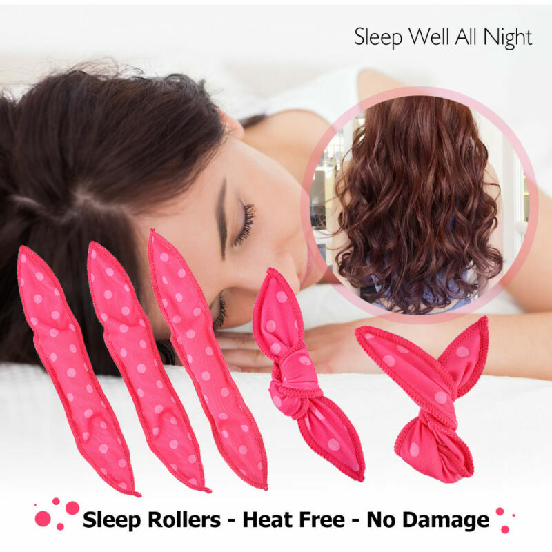 30pcs Hair Rollers Soft Foam Curler Flexible Long Short Hair