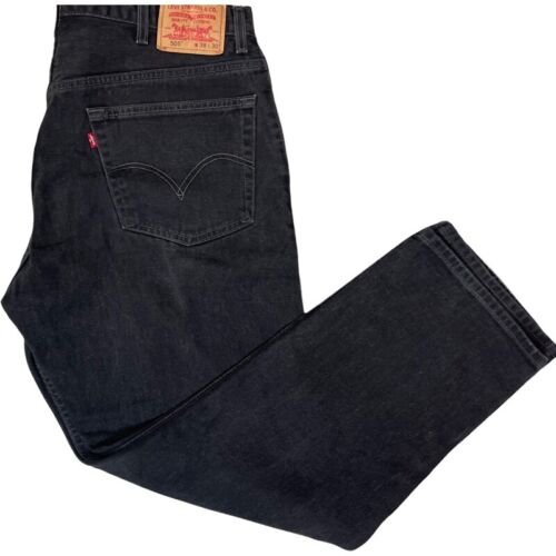 VINTAGE 90s LEVIS 505 BLACK DENIM JEANS MADE IN CANADA SIZE VINTAGE 90s LEVIS 505 BLACK DENIM JEANS MADE IN CANADA SIZE