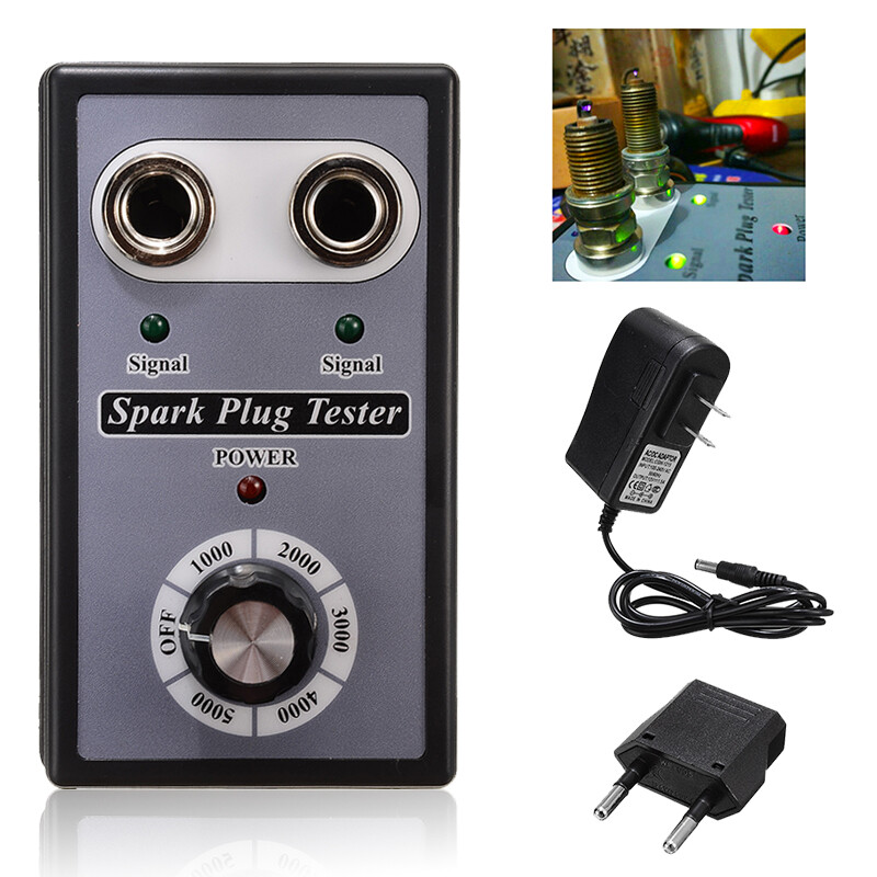 Auto Car Zündkerzentester Zündkerzen Analysator Zweiloch Detektor Zündungstester