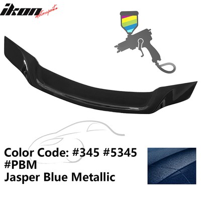 Fits 08-14 Benz W204 C-Class 4Dr R Style Trunk Spoiler #345 Jasper Blue Metallic