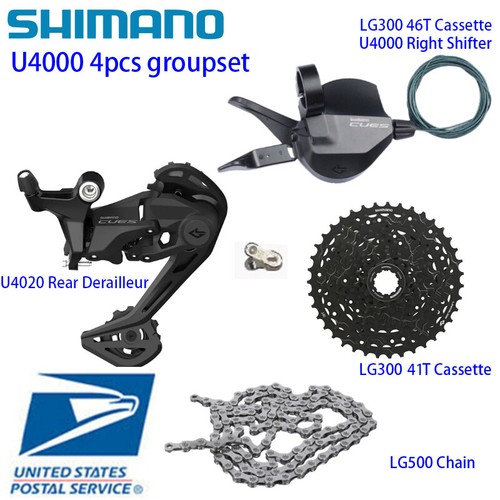 Shimano CUES U4000 4PCS 9 speed Groupset 36/41/46T Trail MTB