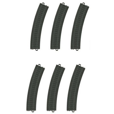 6 Rails courbes complémentaires R1 My World-HO 1/87-MARKLIN