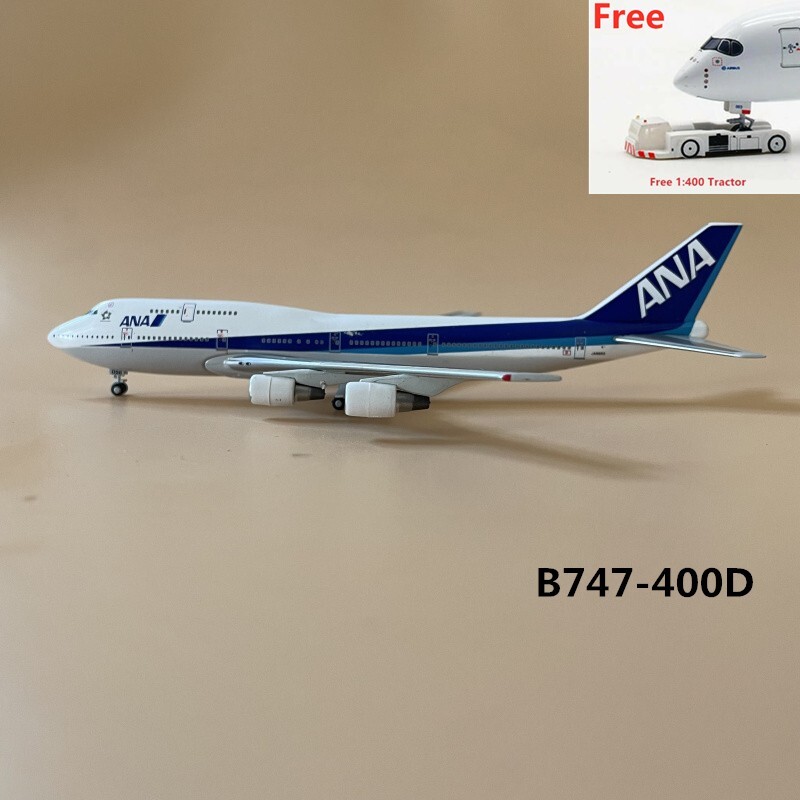 ON SALE)1:400 ANA B747-400D JA8960 Diecast Aircraft Model+