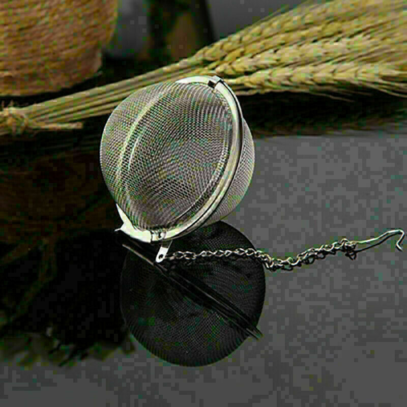 Stainless Steel Tea Leaf Strainer Herbal Spice Mesh Infuser Ball Filter Steeper