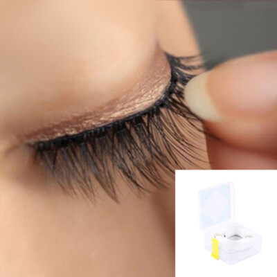 1Roll Reusable Self-Adhesive Glue-Free Eyelash Glue Strip False Eyelashes Mak.RY