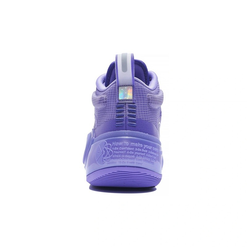 Pre-owned Li-ning Li Ning Way Of Wade 10- Lavender Men's Mid Top Basketball Shoes Abas115-5 In Purple