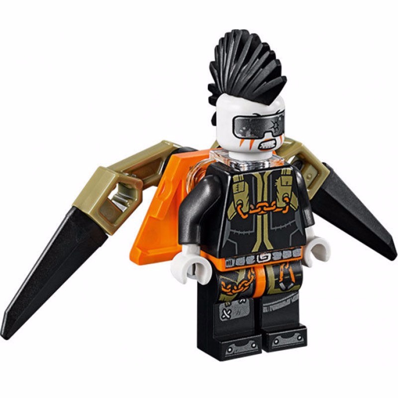 Lot of Six LEGO Ninjago Mini-Figures From 70653