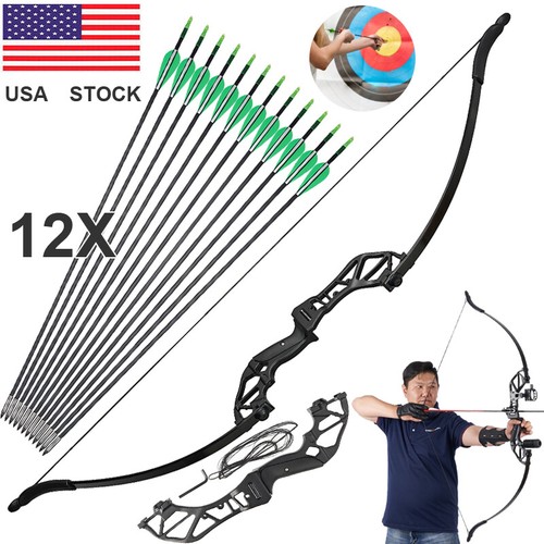 US STOCK 20-55lbs Adult Archery Hunting 53" Takedown Recurve