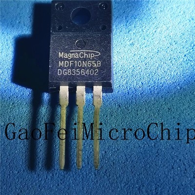 10PCS  MDF10N65BTH  MDF 10N65B  MDF10N65B  10N65  TO-220F IC CHIP