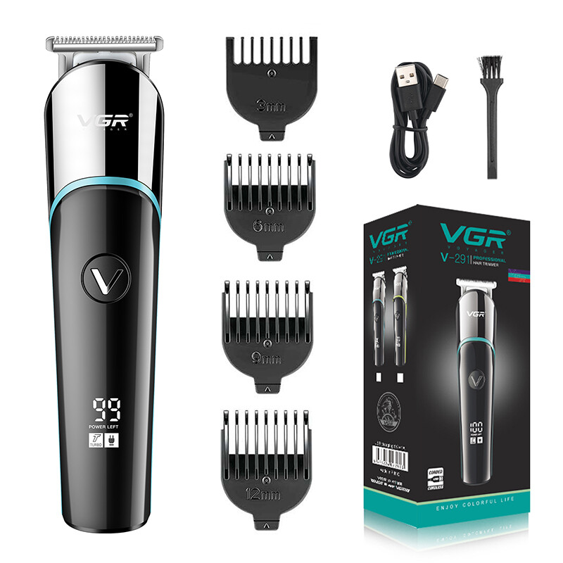VGR Hair Clippers Cordless Trimmer for Men Shaving Machine C