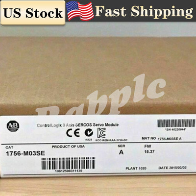 NEW Allen Bradley 1756-M03SE SER A ControlLogix 3 Axis SERCOS Interface Module