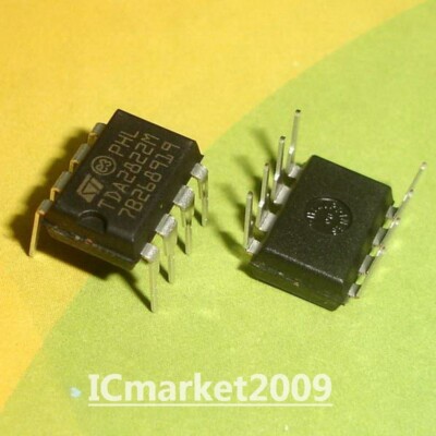 10 PCS TDA2822M DIP-8 TDA2822 Dual Low-Voltage Power Amplifier Chip IC