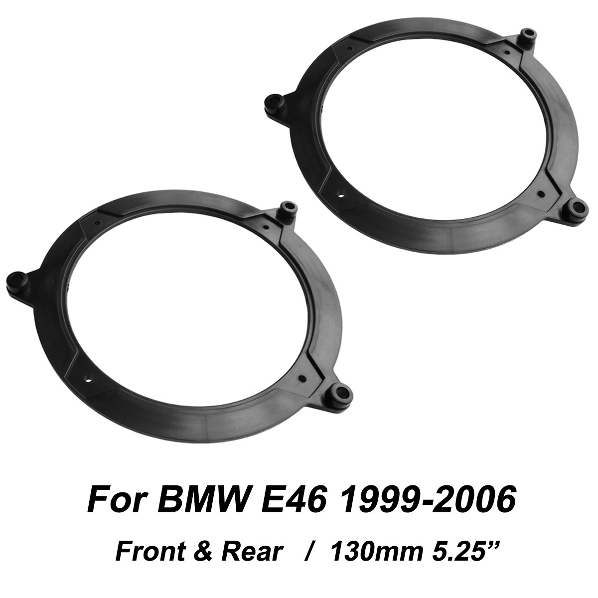 Speaker Adapter for BMW E46 130MM 5.25" FRONT&REAR Door ... Speaker Adapter for BMW E46 130MM 5.25" FRONT&REAR Door ...
