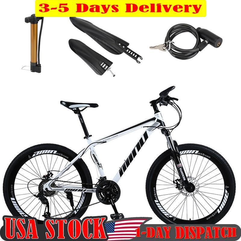 Adult Bicycle Black&white 26-inch