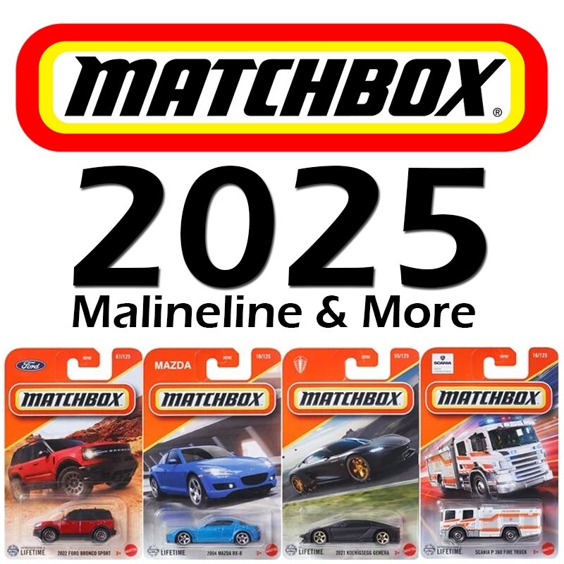 2025 Matchbox Mainline Series - YOU PICK - UPDATED 12/11