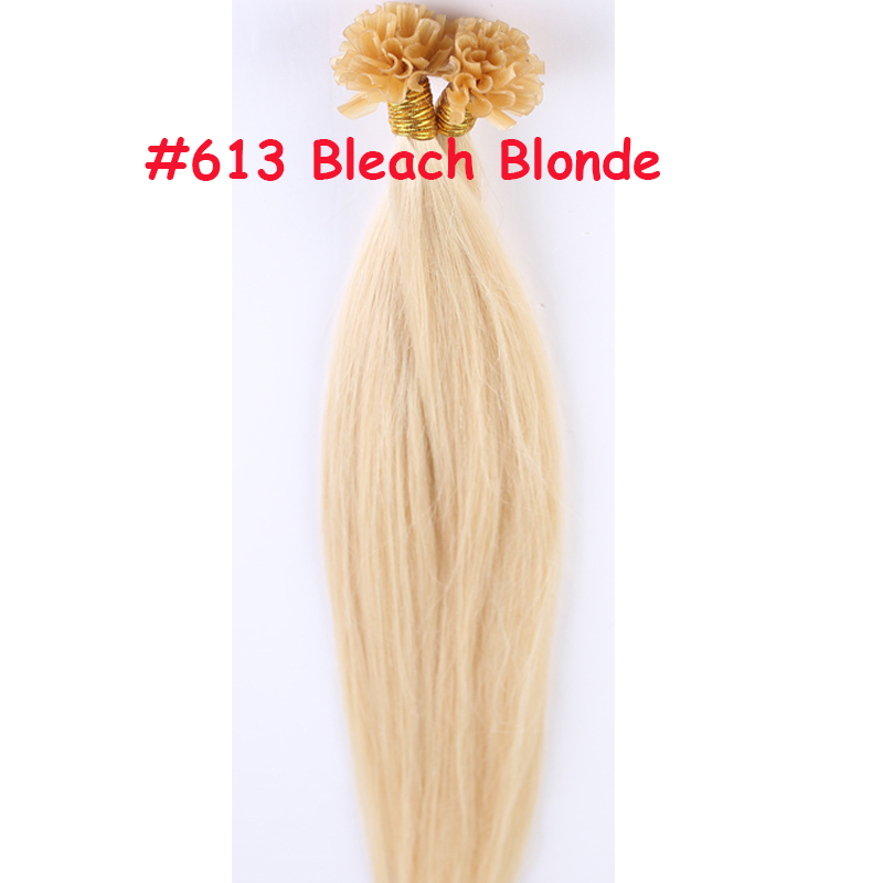 200s Uk Remy Pre Bonded Keratin Glue Nail U Tip Hair Extensions