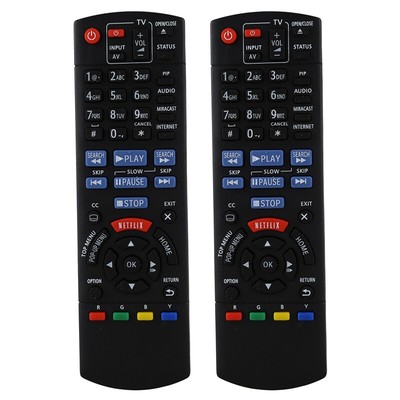 2X for  Player DMP-BD75 DMP-BD755 -RAY DVD Player Remote PBD-957 Control H2I1