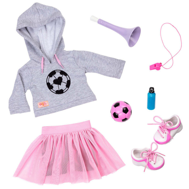 Our Generation - Deluxe Outfit - Fußball Fashion mit Tütü