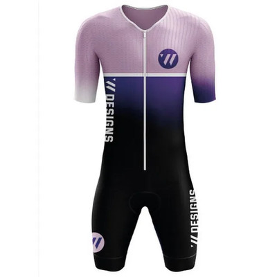 Vvsportsdesigns Team Men Skinsuit Cycling Clothing Summer Body Tri Suit Triathlo