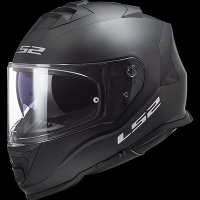 LS2 FF800 STORM DUAL VISOR  FULL FACE MOTORCYCLE MOTORBIKE HELMET MATT BLACK