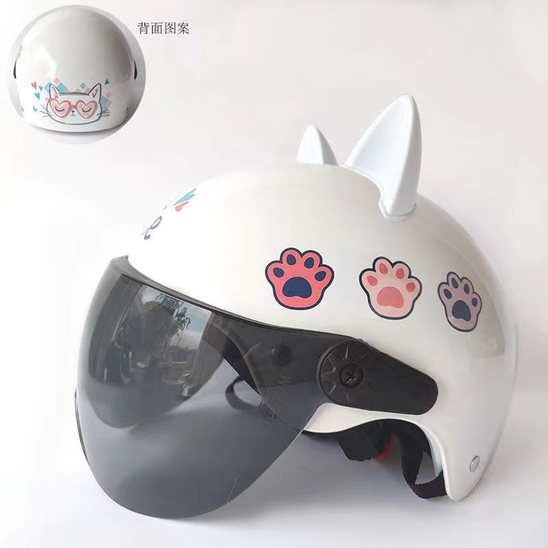 Kids Motorcycle Helmet Boys and Girls Four Seasons General Half Helmet Children