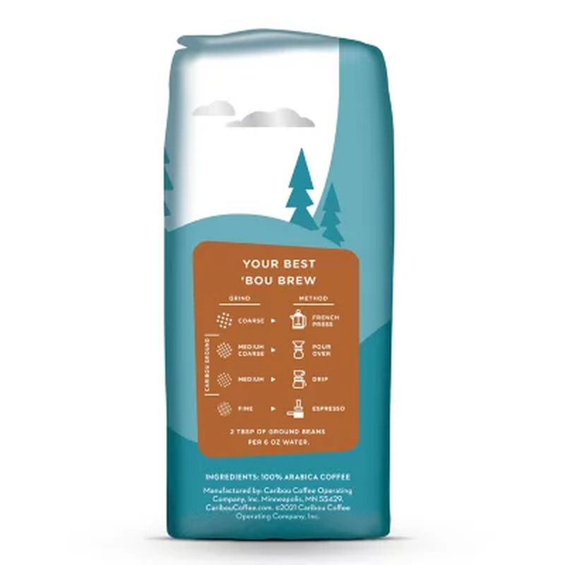 Caribou Coffee Whole Bean, Caribou Blend Medium Roast 40 Oz - FREE SHIPPING
