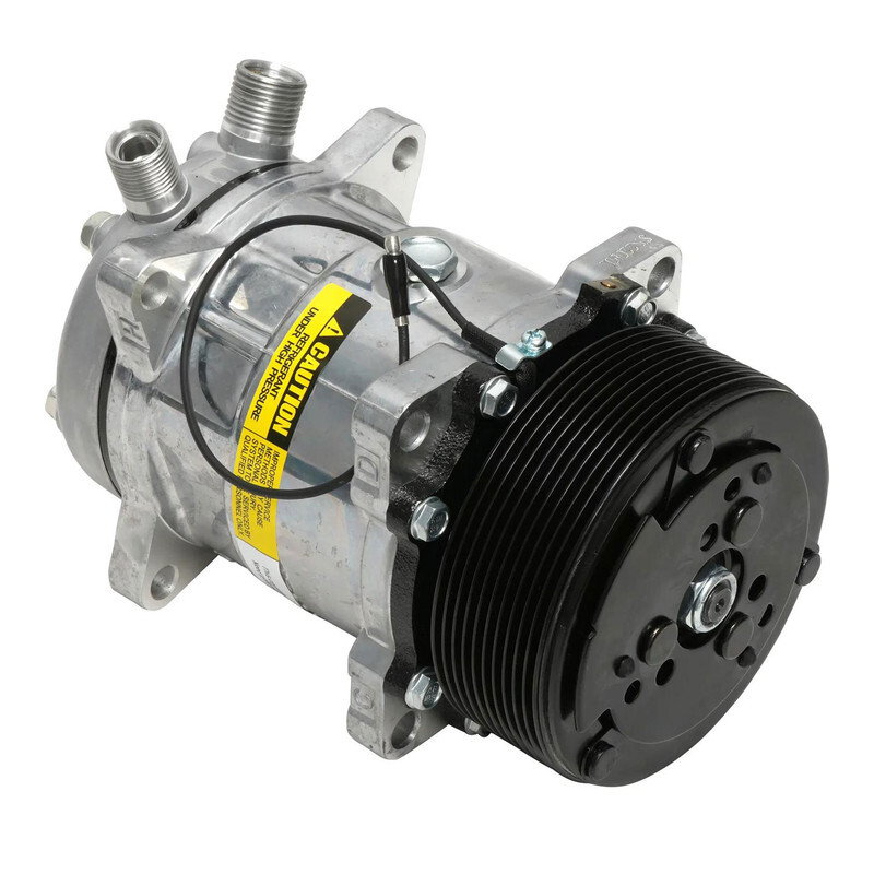 A/C Compressor for Sanden Models 4501-4750/6001-7000/Flex 7/Freightliner - Picture 2 of 7