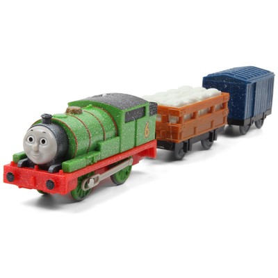 fisher trackmaster thomas motorized train ghosty percy   2