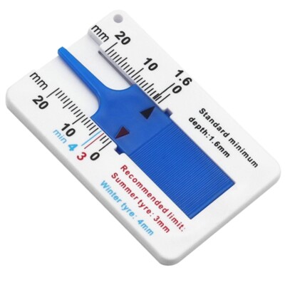 Tyre Depth Vernier Caliper Ruler Tire Thickness Gauges Tester Meter Tool