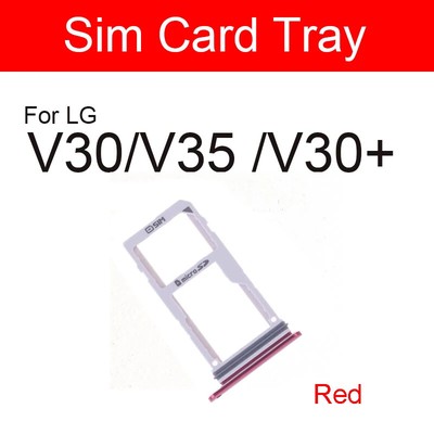 For LG V30 V30Plus V30+ V35 V40 V50 V50S V60 Sim Card Board Micro SD Card Reader
