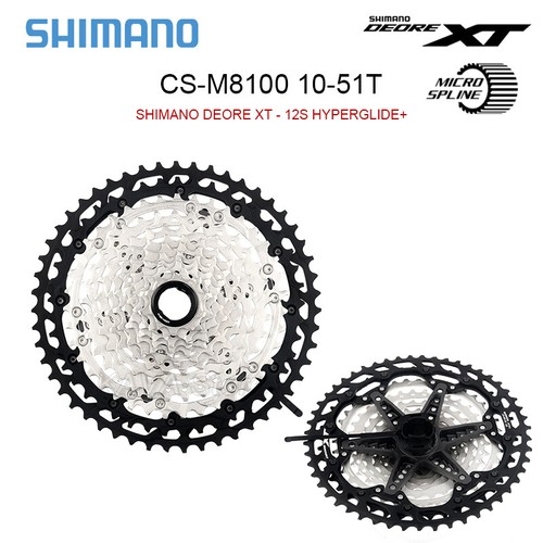 SHIMANO(シマノ) DEOREXT CS-M8100 12S 10-51T Amazon.com : Shimano Xt Cs-M8100 12-Speed Cassette Silver