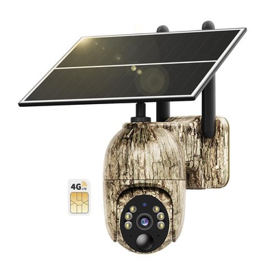 Cellular Trail Camera with Built-in SIM, Not WiFi, Solar Power & Live Video