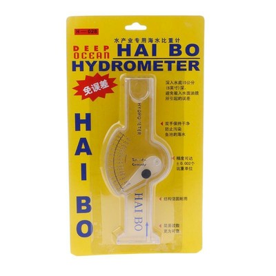 Accurate Hydrometer Salinity Meter For Aquarium Fish Tank Marine Sea Saltwater