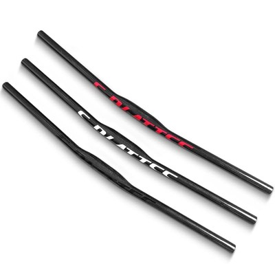 Carbon Handlebars Mountain Bike Handlebars Flat Bars 31.8mm 3K Glossy 680mm 7...