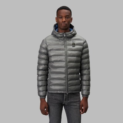 

Пуховик BLAUER Echo Ross 22WBLUC02002 Мужская куртка с капюшоном Серый Стеганый, Grey