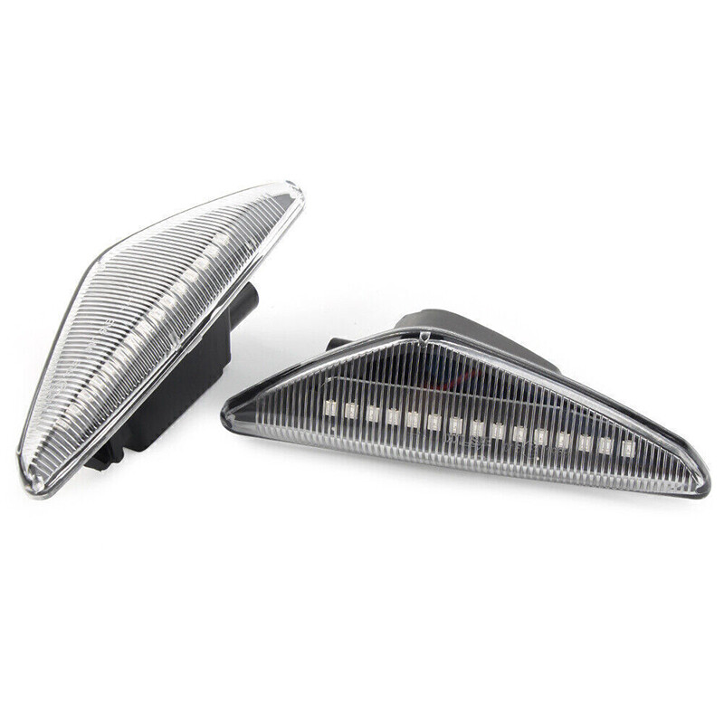 Clear LED Fender Side Marker Light Turn Signal For BMW X3 F25 X5 X6 E70 E71 E72