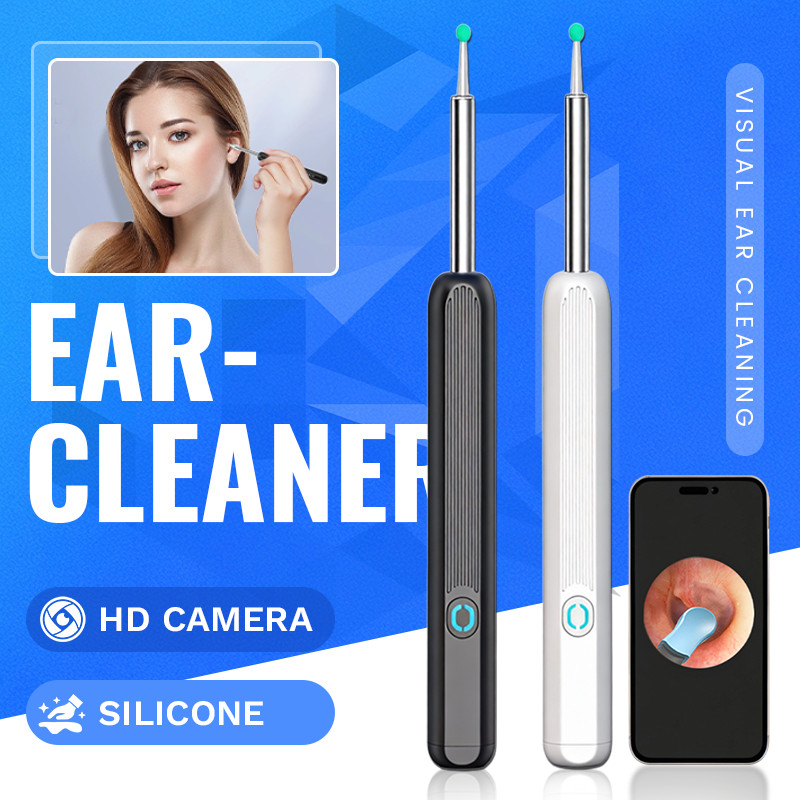 Smart Visual Ear Cleaner HD Camera WiFi Silicone Tip 360 Gyroscope Wax Removal