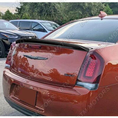 For 11-23 Chrysler 300 / 300S OE-Style Carbon Fiber Rear Trunk Lid Spoiler Wing