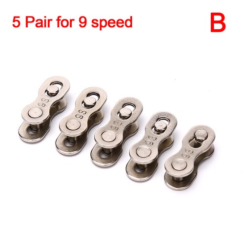 5 Pair Bicycle Bike Chain Master Link Joint 'Connector For 6/7/8/9/10/11 S.nu