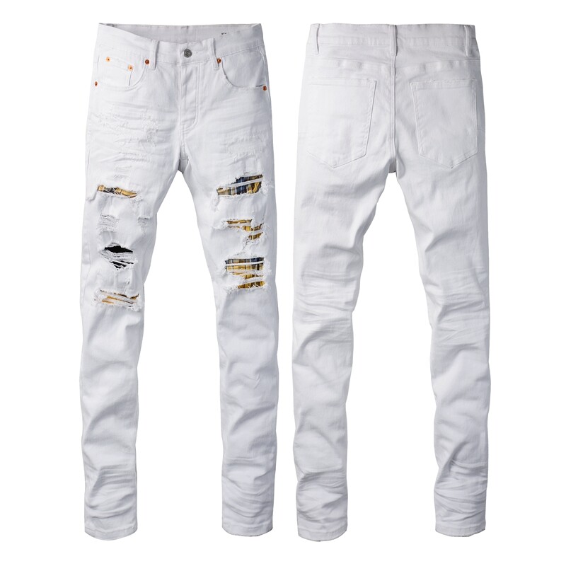 kurry × 6(ROKU) WHITE DENIM PRINT PANTS 6（ロク）の「＜kurry × 6(ROKU)＞WHITE DENIM PRINT PANTS