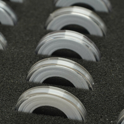 20x Coin Capsules Wooden Display Storage Box Case Holder Collectible Supplies US