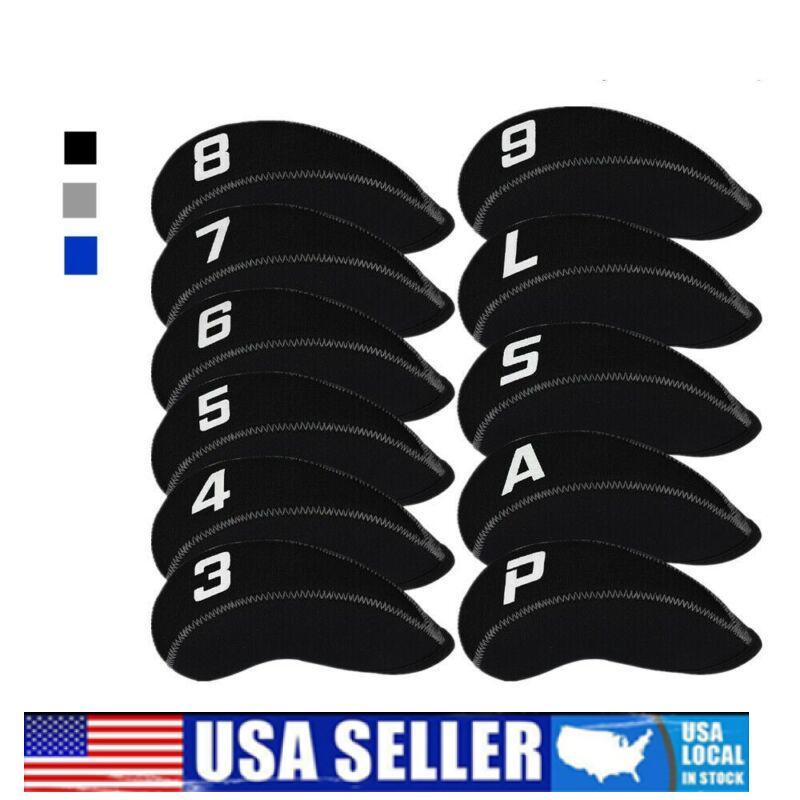 Head Covers Iron Club Protector With Number Tag Durable