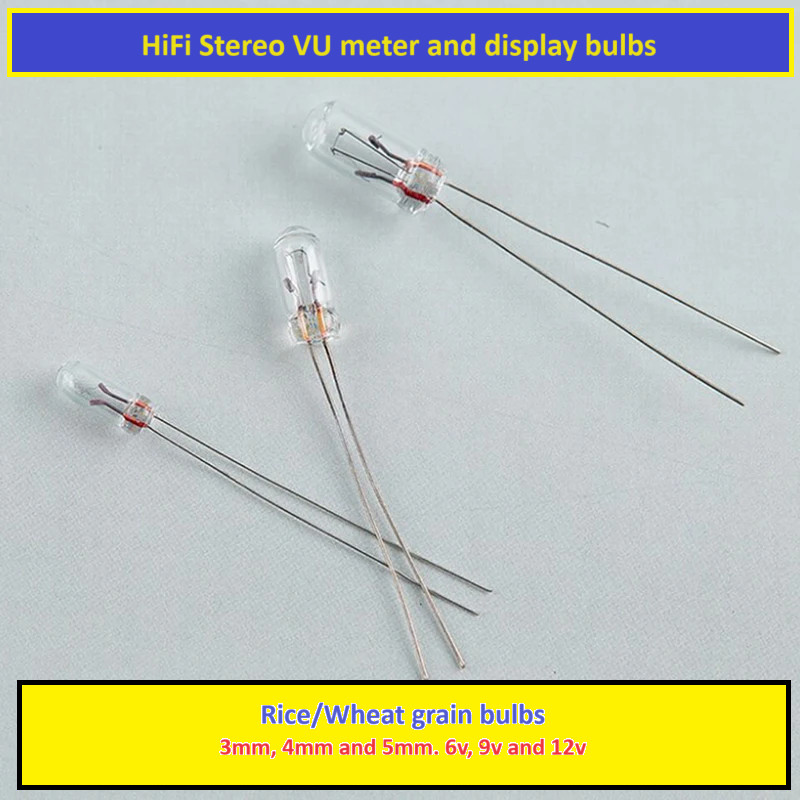 Rice Wheat grain bulbs for vu meters indicator display stereo hifi lamp bulb