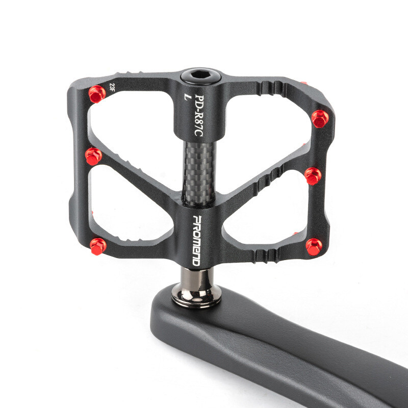 Bicycle Pedal 3 Bearing Aluminum Alloy Carbon Flat MTB Road Bike Pedal